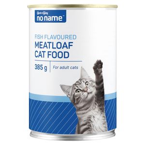 No Name Fish Flavoured Meatloaf Adult Cat Food 385g